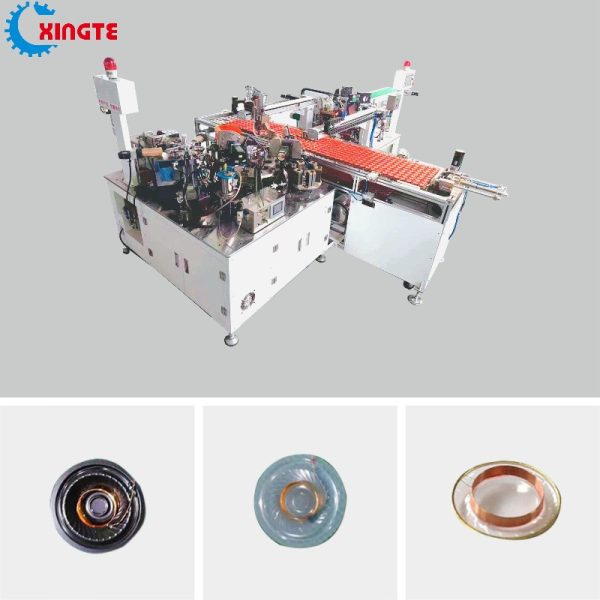 Fully automatic voice coil winding and diaphragm wire arranging integrated machine XT-606HX001 - 图片 3