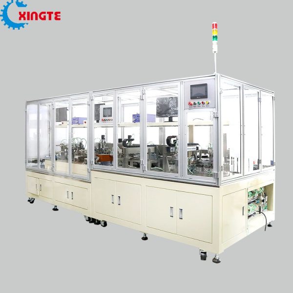 Fullly automatic speaker magnetic circuit assembly line XT-Q600 - 图片 2
