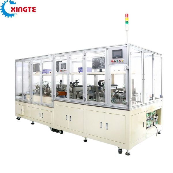Fullly automatic speaker magnetic circuit assembly line XT-Q600 - 图片 3
