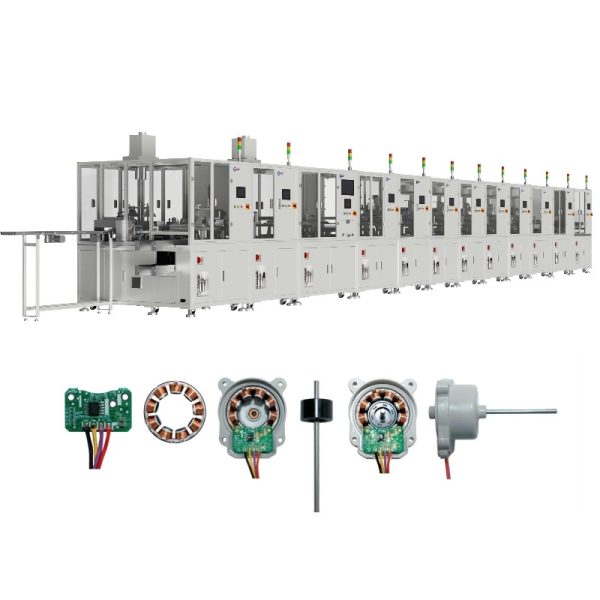 Fully automatic brushless stator assembly line XT-L2BMBZ1